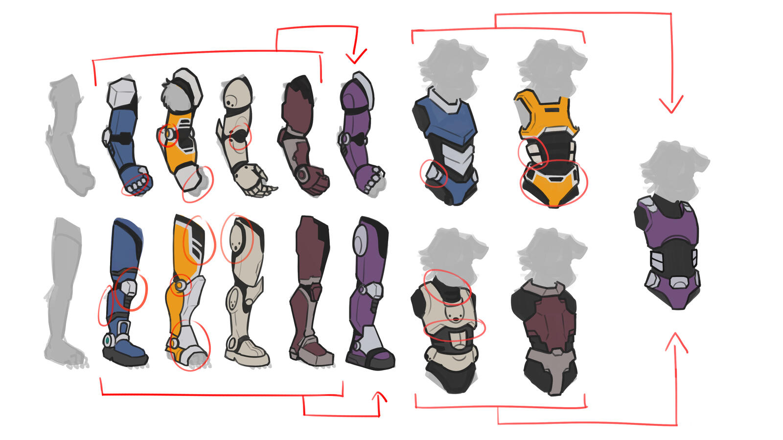 Suit Design Iteration Suit Design Iteration